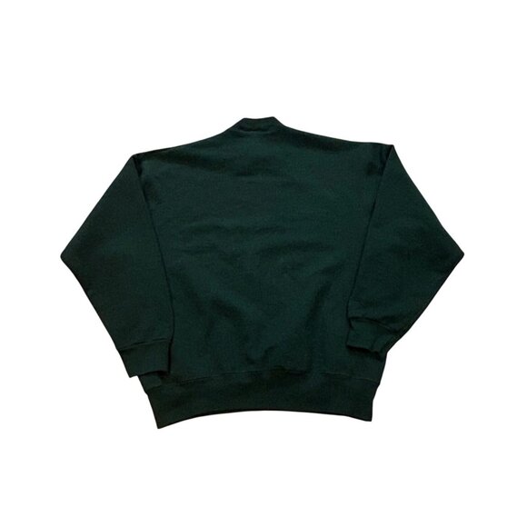 Vintage 90s Miami Hurricanes Crewneck Sweatshirt NCAA Green Men's Size XL - Picture 2 of 6